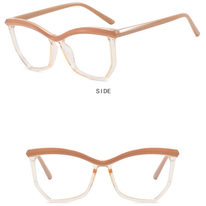 Women's Glasses, Optical Glasses, Fashionable Anti Blue Light Glasses, Frame Design, Glasses Frame, Women's Color Matching Glasses, Metal Hinge