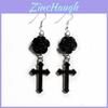 Dark Fashion Rose And Snake Animal Jewelry With Alloy Material For Womens Gothic Style