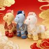 Year Of The Horse Zodiac Plush Toy With Pp Cotton Filling For Lunar New Year Celebration