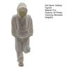Thinker 3D Printed Figurine Statue for Sweatsuit Man Home Office Desk Bookshelf Decor