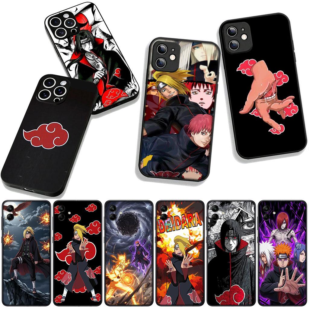 Narutos Deidara Itachi Pain Akatsuki Phone Cover for Apple iPhone 16 15 14 Plus 13 12 Mini 17 Pro Max + ProMax 16E Air Case