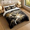 Decorative Artwork Theme Personalized 3Pcs Bedding Set Custom Text & Name 1 Sheet 2 Pillowcases Household Bedding 1pc