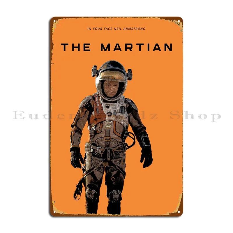 The Martian Metal Sign Garage Club Party Create Iron Create Tin Sign Poster 20x30cm(7.8x11.8inch)