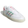 Adidas Originals Sambarose Synthetic Leather Low-Top Sneakers Women Sneakers White Green Pink GZ2797