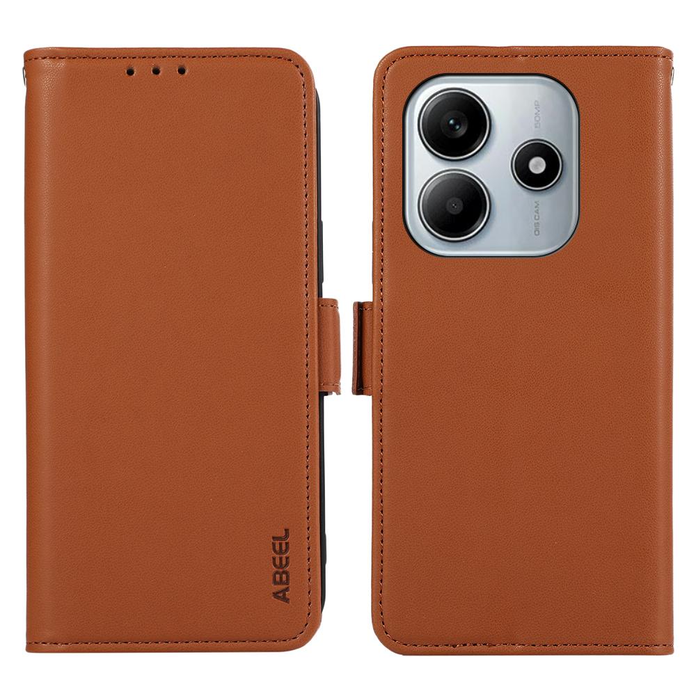 

ABEEL Чохол для Xiaomi Redmi Note 14 5G Шкіряний чохол для телефону з гаманцем, що блокує RFID F