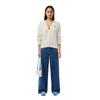 Lacoste Cardigan da donna con scollo a V e vestibilità rilassata