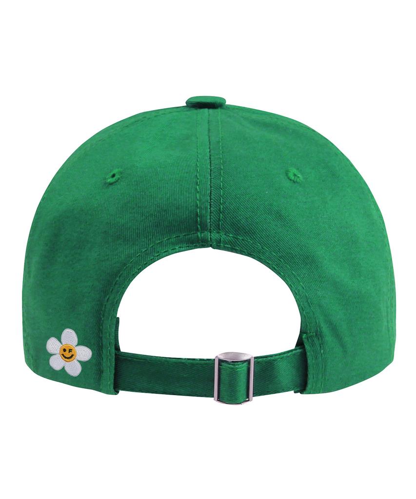 GRAVER [Unisex] Back Small Flower Embroidery Ball Cap_Green