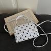 Simple Trendy Polka Dot Large Capacity Women Square Shoulder Crossbody Handbag