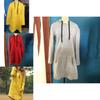 Cozy Womens Winter Long Sleeve Tunic Tops Pullover Hoodie Dress In Six Colors