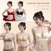 Seamless Hollow Lace Wireless Push-Up Bra for Women - Breathable, Comfortable, One-Piece Design for Small Breasts, Perfect for Summer.