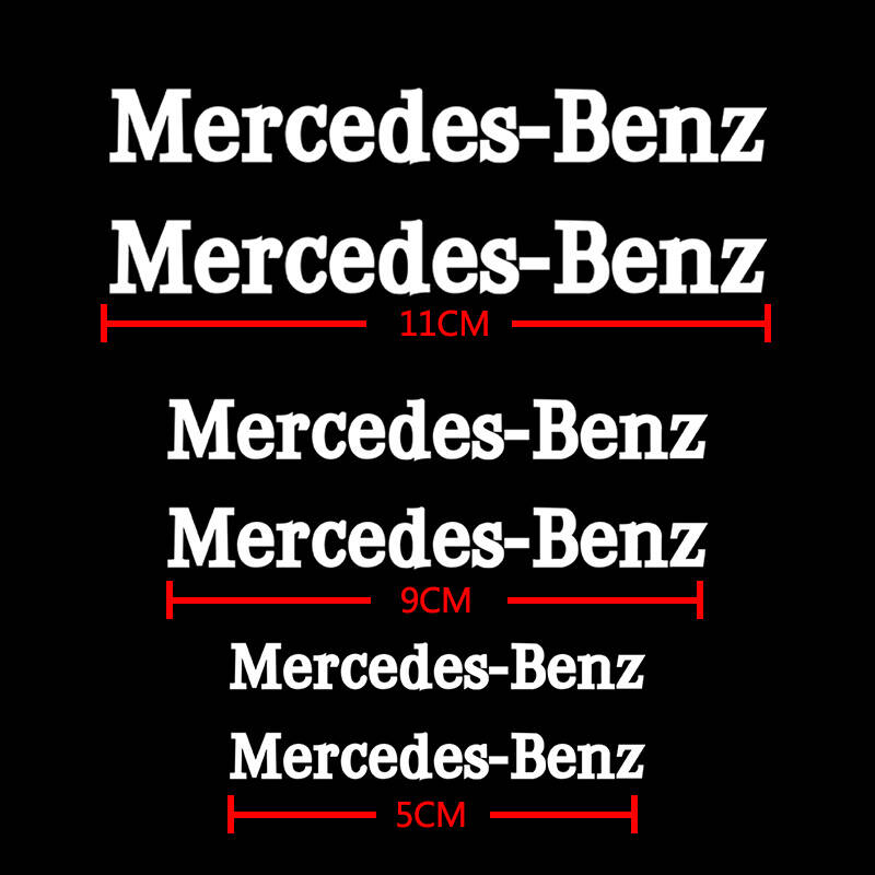 Per Mercedes Benz AMG W212 W213 W205 AMG W177 W247 W176 GLA GLC 6 pezzi Adesivo Pinza Freno Auto Modifica Accessori Auto SN4