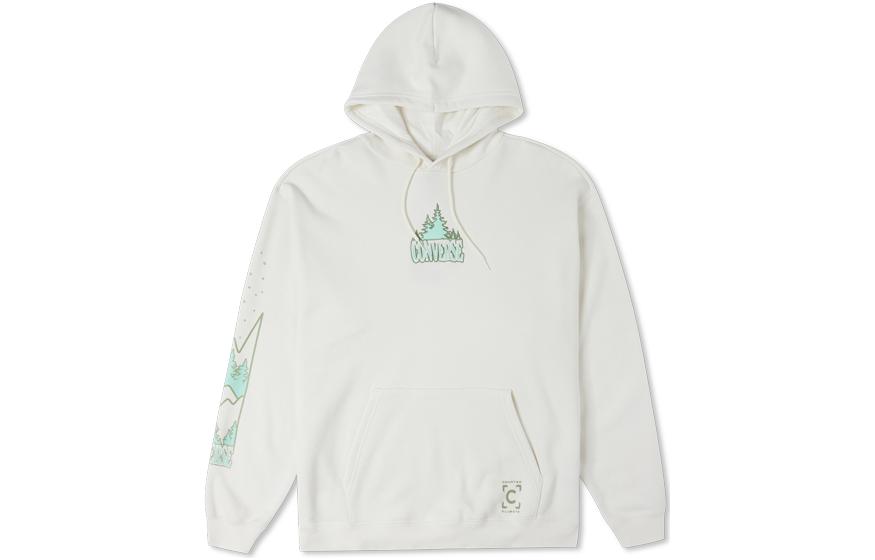 Converse Sweatshirts Men s White Hooded Moderate Regular 10025031-A01 S