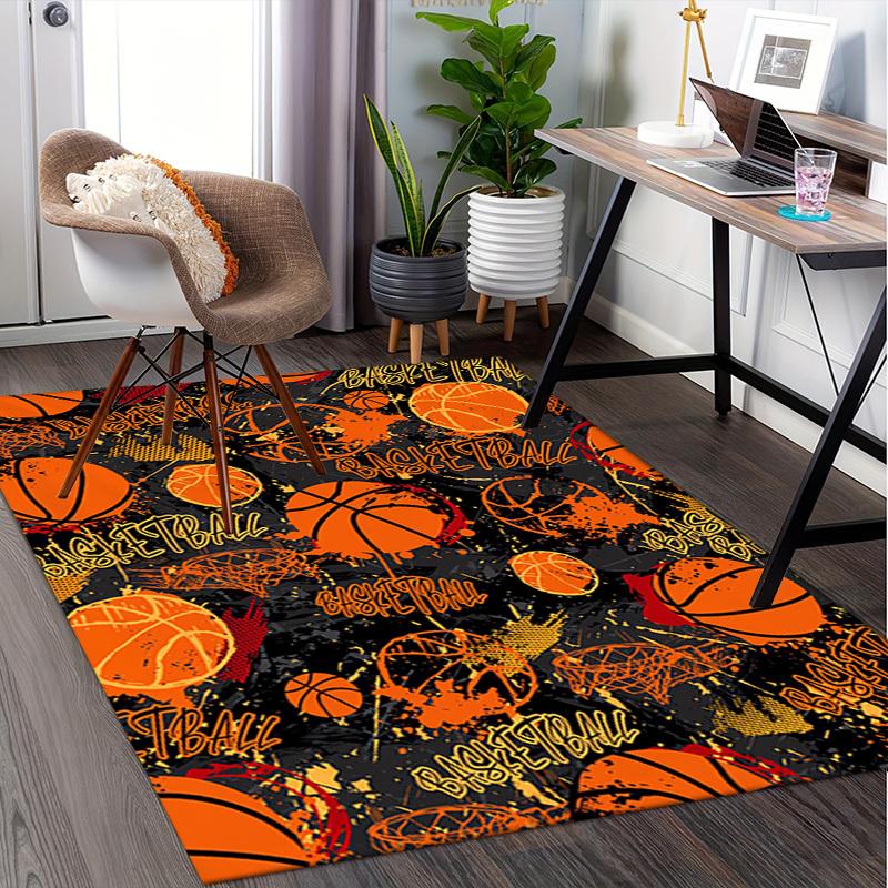 Office Carpet Basketball Theme Design, Sofa Rug, Chair Mat Protection