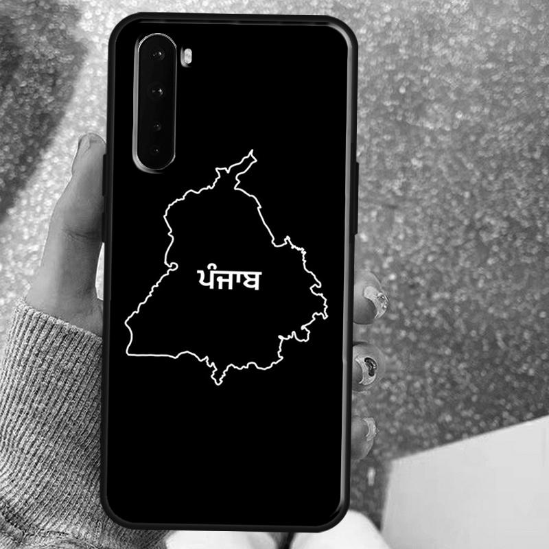 Punjab Map Case For OnePlus 13T 10T 8T 10 Pro 15 13 12 11 15R 13R 12R Nord CE 5 2 3 4 Lite N20 N30 Coque