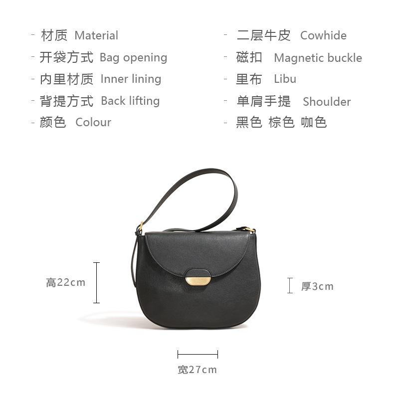 Achseltasche Damen neue Umhängetasche große Kapazität Pendlertasche Leder Damen Tasche Retro Tasche Retro Stil
