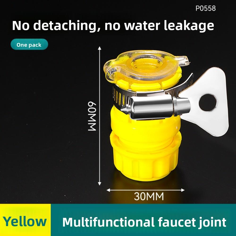 Langlebiger Universal-Wasserhahnadapter Kunststoff-Schlauchanschluss Schnellkupplung Hahn für Autowäsche Gartenbewässerung