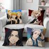 TTokyo Revengers Pillow Case Cushion Cover Throw Pillow Case For Car Sofa
