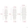 Aquarium Air Valve Connector Plastic Inline Straight