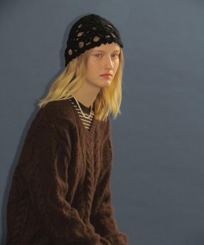 MOAT Ordinary Cable Knit (Wood Brown)