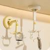 2Pcs Plastic Six Claw Hook Punch-free Cookware Spoon Storage Rack Kitchen Utensil Holder  for Home