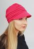 Modny Turban Marika Z Daszkiem 247 Kaszkiet Damski Marszczony Z Bambusa