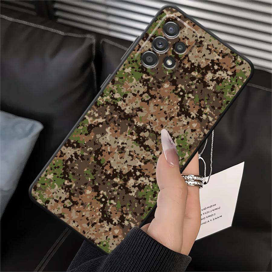 

Case for Samsung Galaxy A03 A01 A02 A10 A20 A50 A70 A04 A05 A30 A40 A06 Note 20 Ultra 9 10 Soft Back Phone Cover Camouflage Galaxy A10