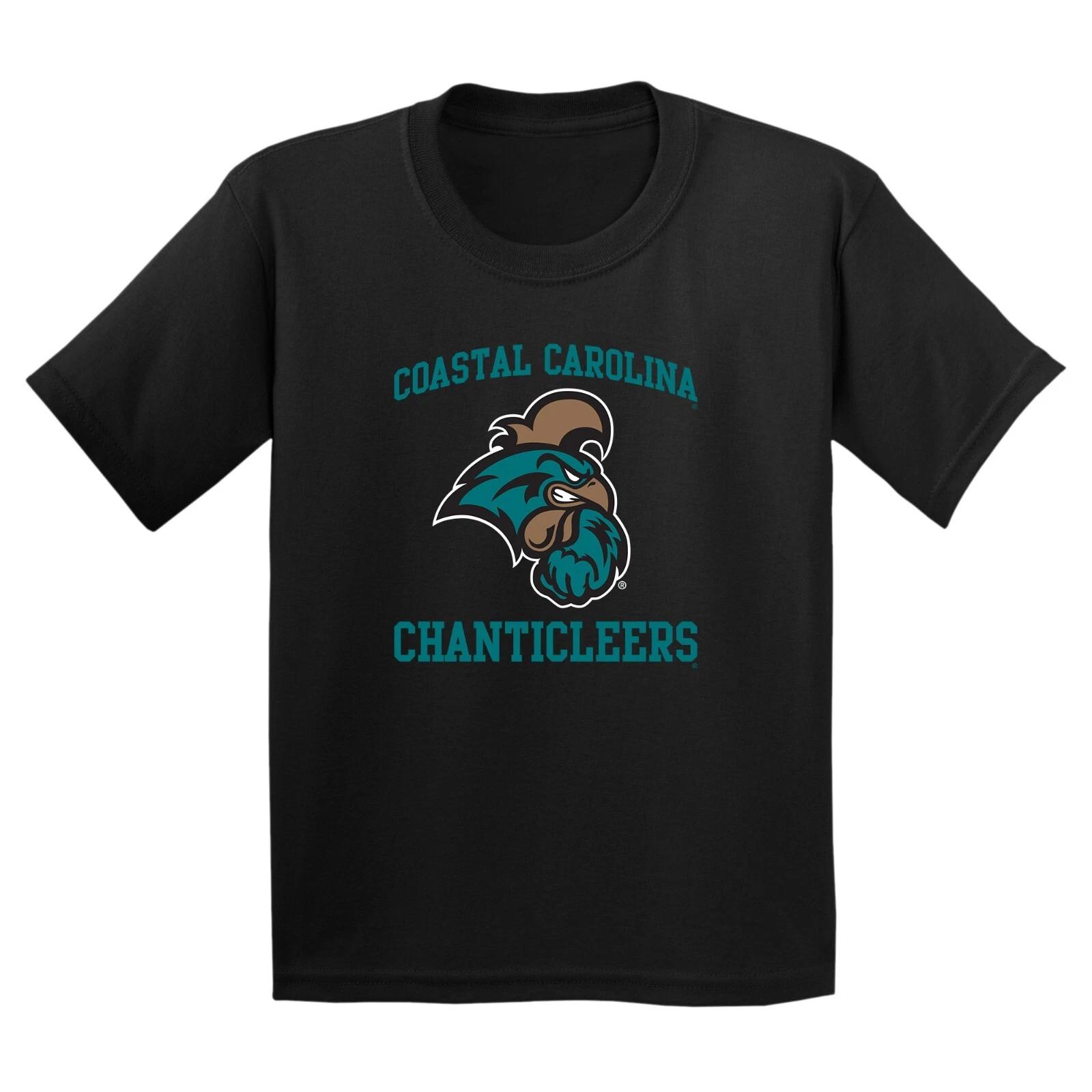 Coastal Carolina Chanticleers Arch Logo Youth T-Shirt - Black M