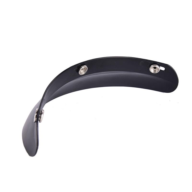Universal 3 Snap Visor Face Shield Lens For Helmets Open Face Helmet Accessories
