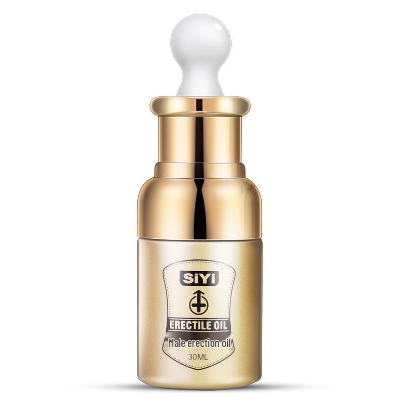 Siyi Gold Edition Male Erection Oil 30ML - Long-Lasting Massage Oil for Couples