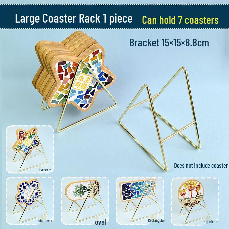 Handmade Mosaic Coaster DIY Kit for Students – Perfect for Mother's Day & Kindergarten Activities