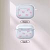 Pink Bow Pattern Earphone Protective Cover for AirPods Pro2/Pro3/Pro Anti Drop Earphone Cover for AirPods 4/3/1/2 Anti Shock