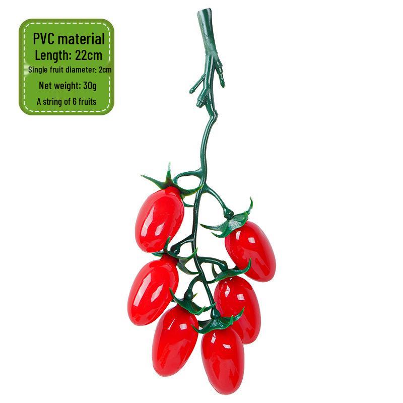 Seven-Color Foam Cherry Tomato Simulation for Display & Photography