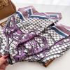 Style Printed Silk Scarf Square Scarf High-End Shawl Versatile Neck Small Square Scarf Headscarf Women'S Scarf