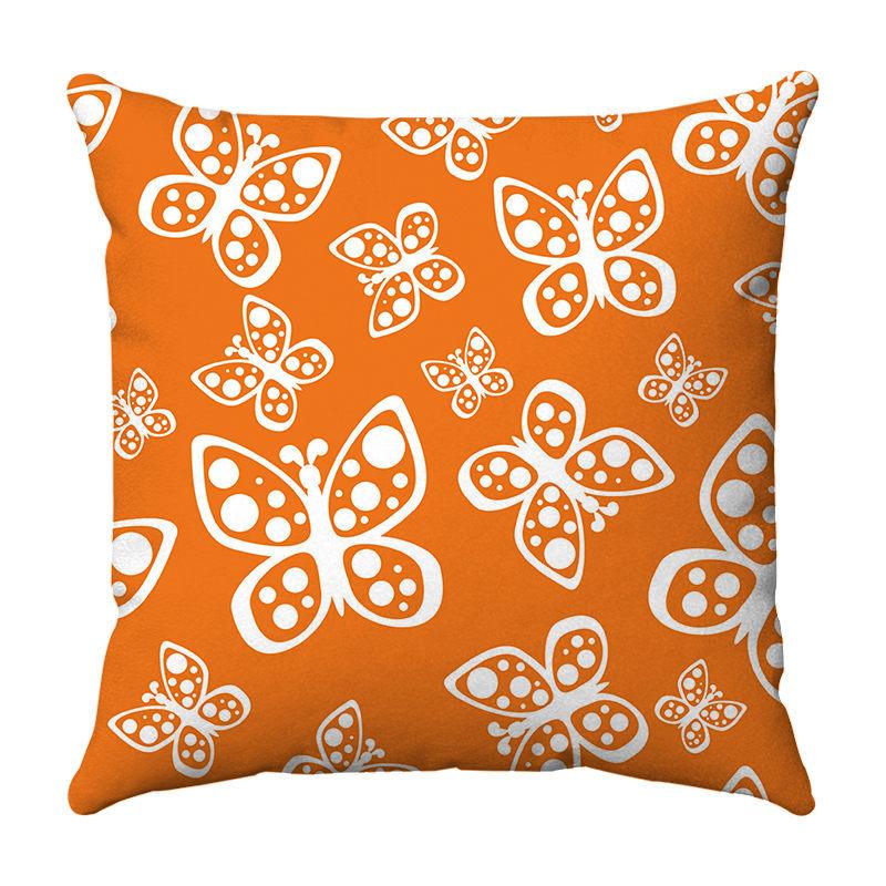 Divination and butterflies Digital printing short plush pillow covers for car sofa office cushion cover home goods 60x60cm