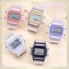 Orologi Elettronici per Donna Uomo Orologio Cinturino in Silicone Trasparente Elegante LED Digitale da Polso Orologio Sportivo Orologio Femminile