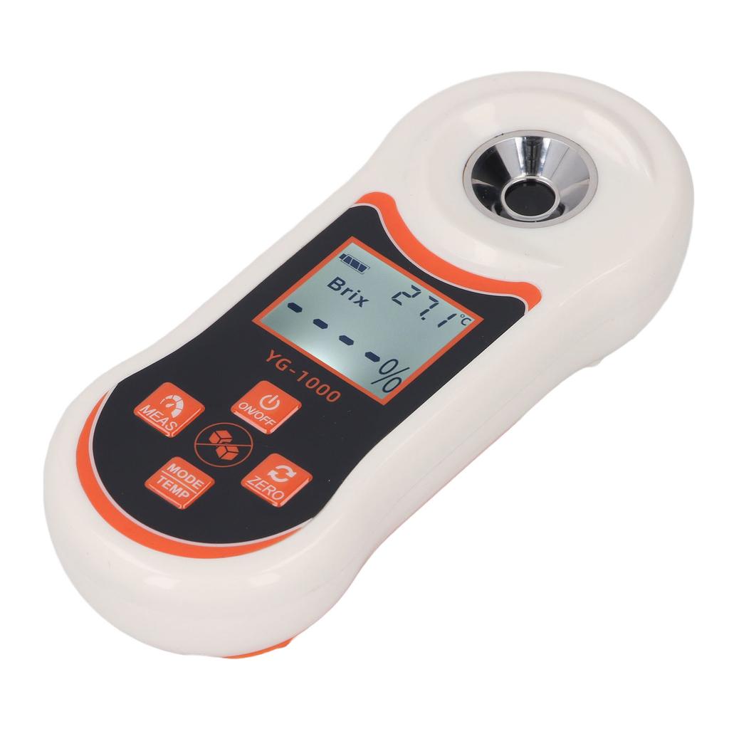Digital Sugar Refractometer 0 To 60percent  Sugar Content Measurement Portable Sugar Meter for Fruit