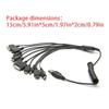 10-in-1 Multifunktions-USB-Datenübertragungskabel-Ladegerät USB-Adapter für Laptop Bh
