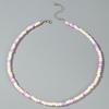 1PCS New Candy Colored Bead Necklace, Sweet and Cute for Women, Suitable for Daily Wear and Gatherings