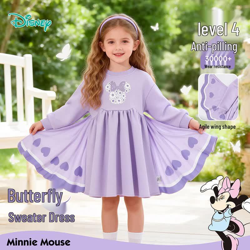 

Disney Girls Butterfly Wing Princess Sweater Dress 140
