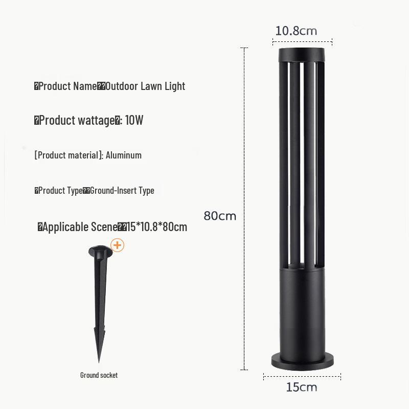 Minimalist LED Garden Lights for Parks and Pathways