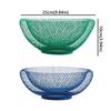Iron Double-layer Fruit Basket Nordic Style Metal Fruit Tray Mesh Storage Tray  Dining Table