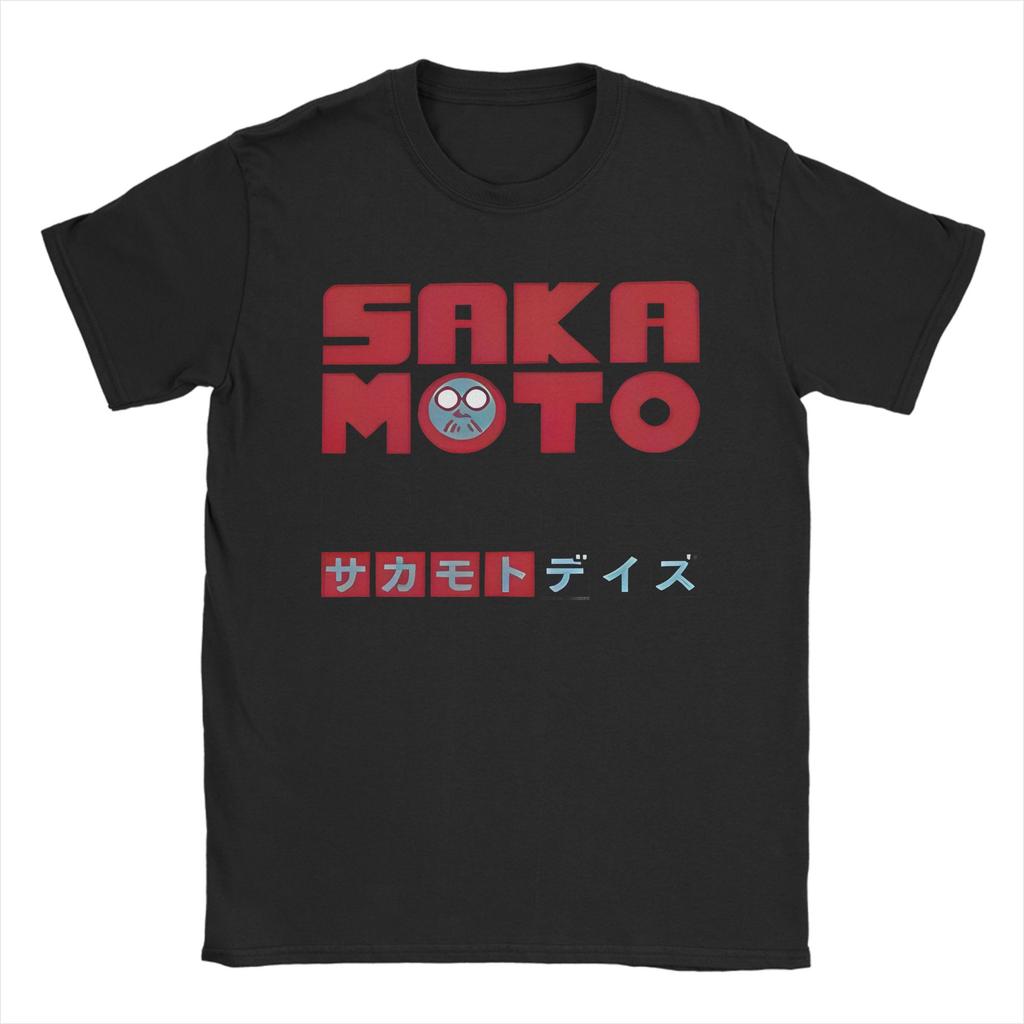 Sakamotos Days T-Shirt Unisex Unisex Neuheit Baumwolle T-Shirts Rundhals Kurzarm T-Shirt Große Größen Kleidung