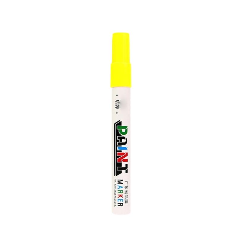 12Pcs Oil Based Paint Pens 3mm Tip Waterproof Paint Markers For Industrial Marking On Metal Wood Glass And Plastic