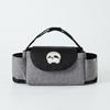 Stroller Organizer Bag, Baby Stroller Storage Basket, Universal Stroller Accessory Bag, Diaper Bag with Cup Holder, Black