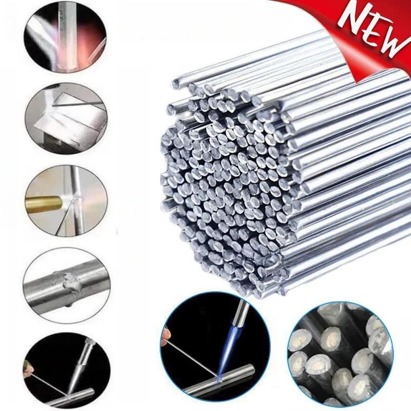 10-40pcs Aluminum Welding Rods 1.6/2.0mm Low Temperature Easy Melt Aluminum Welding Wire Flux Core Suitable for Soldering