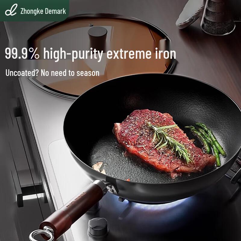 DUMIK Cast Iron Frying Pan