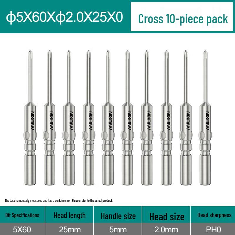 Anlixin S2 Steel Cross Electric Screwdriver Bits