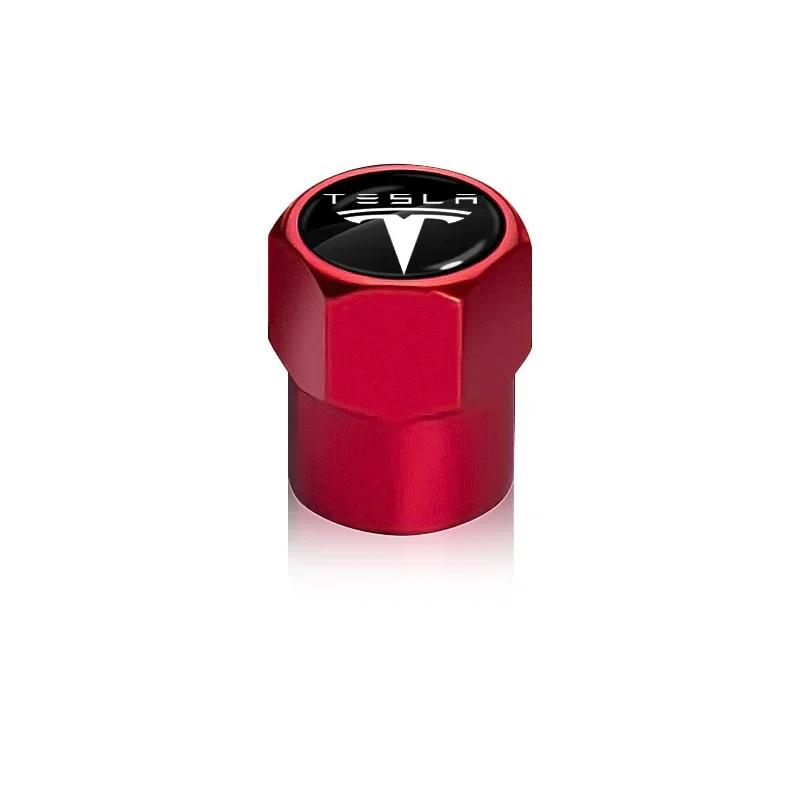Car Sticker Tesla Car Tire Valve Wheel Tyre Air Valve Dust Covers Stem Caps for Tesla Model 3 Model X Y SpaceX Interior Roadster