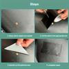 1 Stück Selbstklebendes Lederreparaturtape für Sofa Autositz Handtaschen Jacken Möbel Schuhe Erste-Hilfe-Pflaster Lederflicken DIY Schwarz