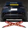 Tesla Model Y Rear Bumper Light Kit: Daytime Running, Brake Flash, Turn Signal, Rear Fog, Taillight Mod.